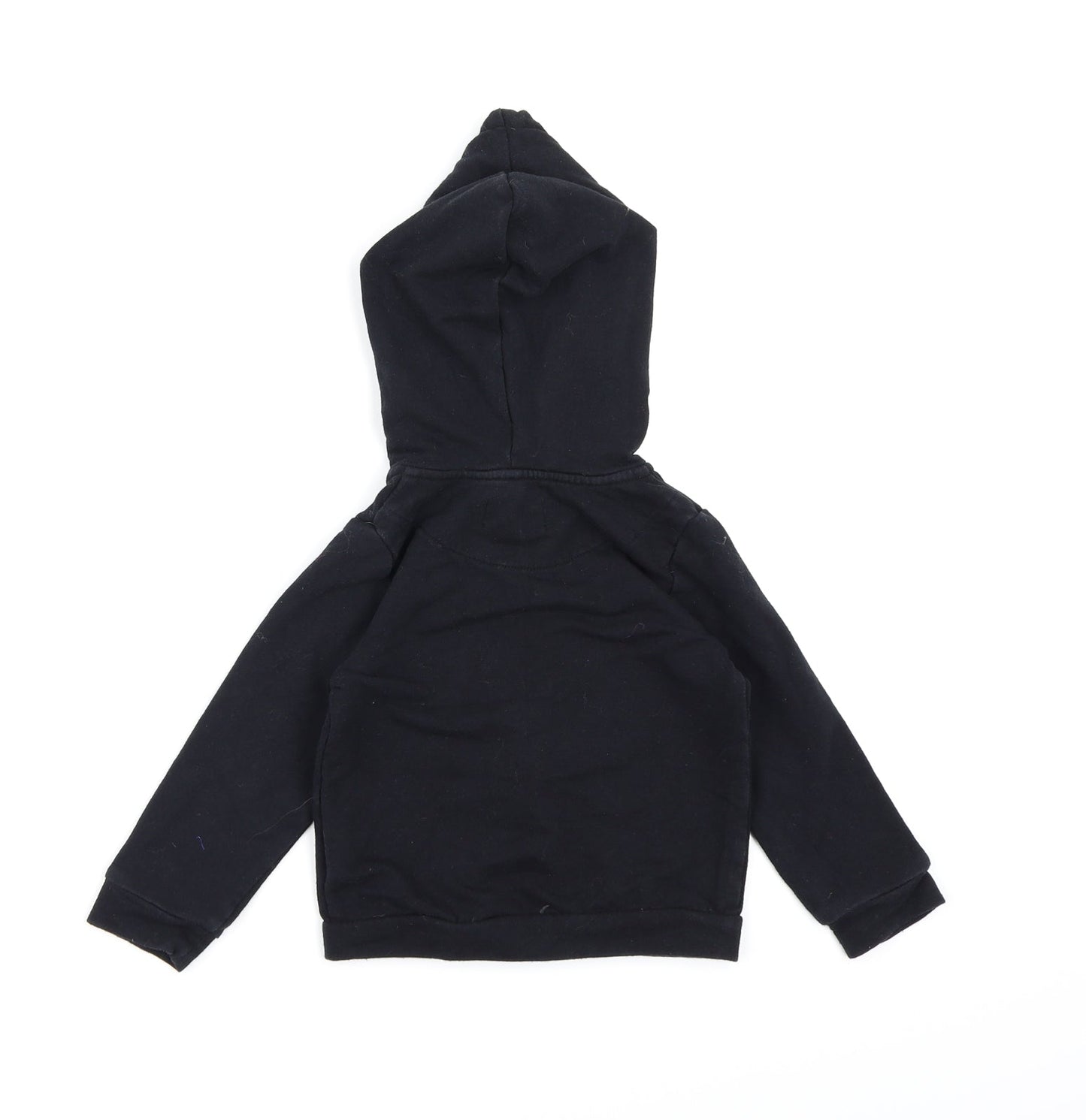 Mayoral Girls Black  Jersey Full Zip Hoodie Size 2 Years