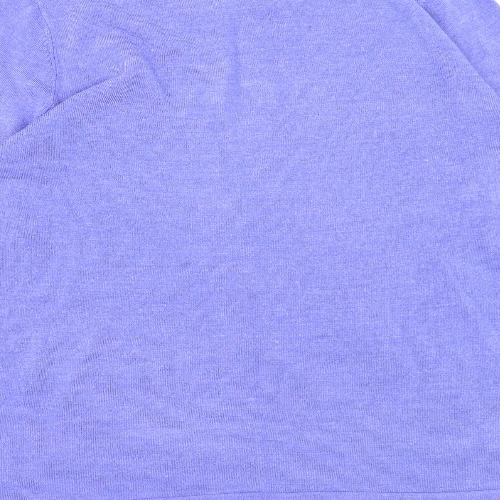 Bonmarché Womens Purple  Knit Pullover Jumper Size 14