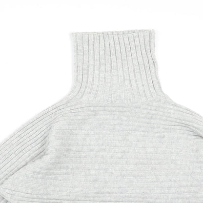 New Look Womens Grey  Knit Pullover Jumper Size S