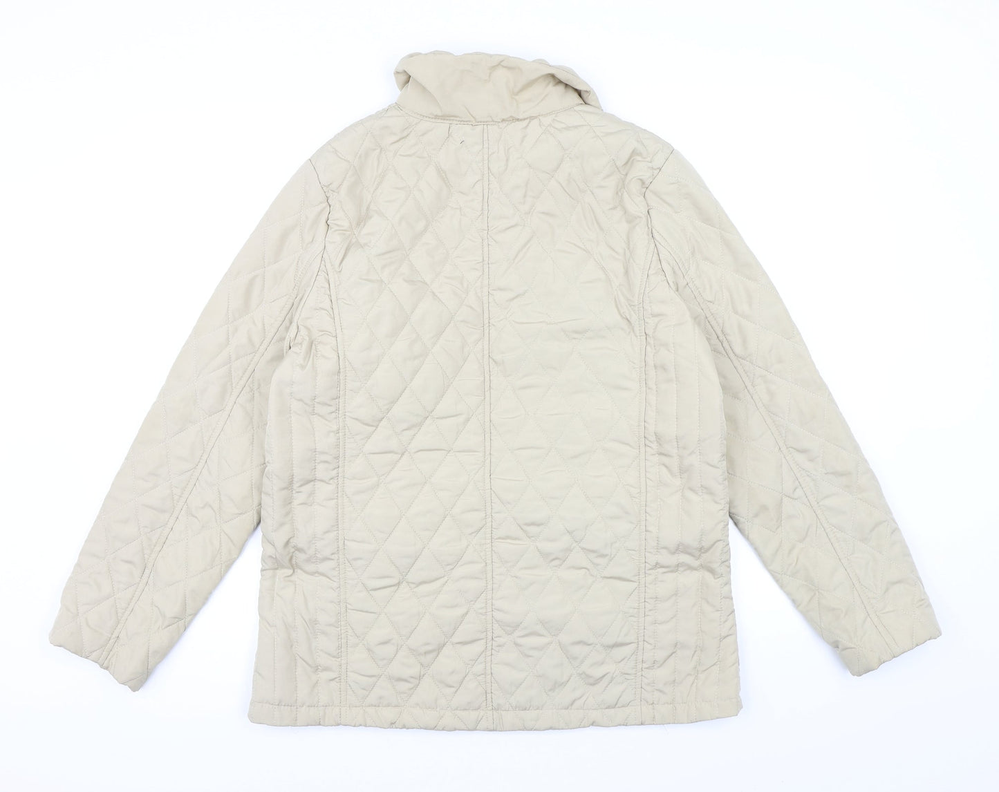 Womens UK Size 16 Sarah Hamilton Beige Overcoat