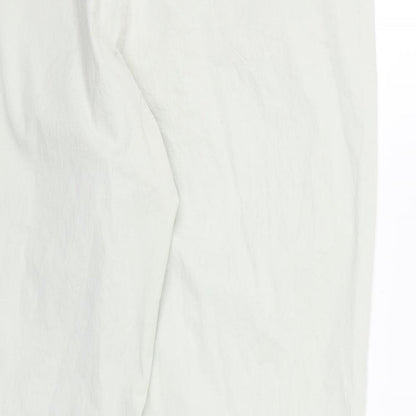 Womens UK Size 14 Lindex Regular Fit  Ivory Trousers