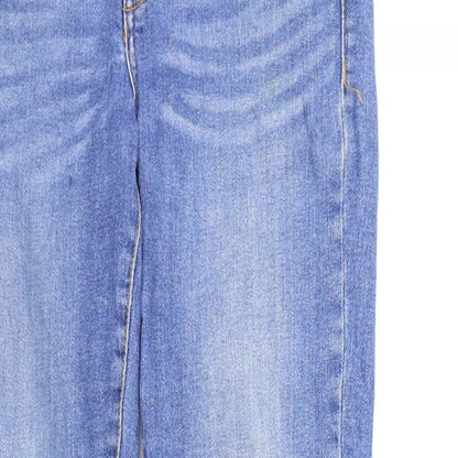 Womens UK Size 12 Ginatricot Regular Fit Skinny Black Jeans