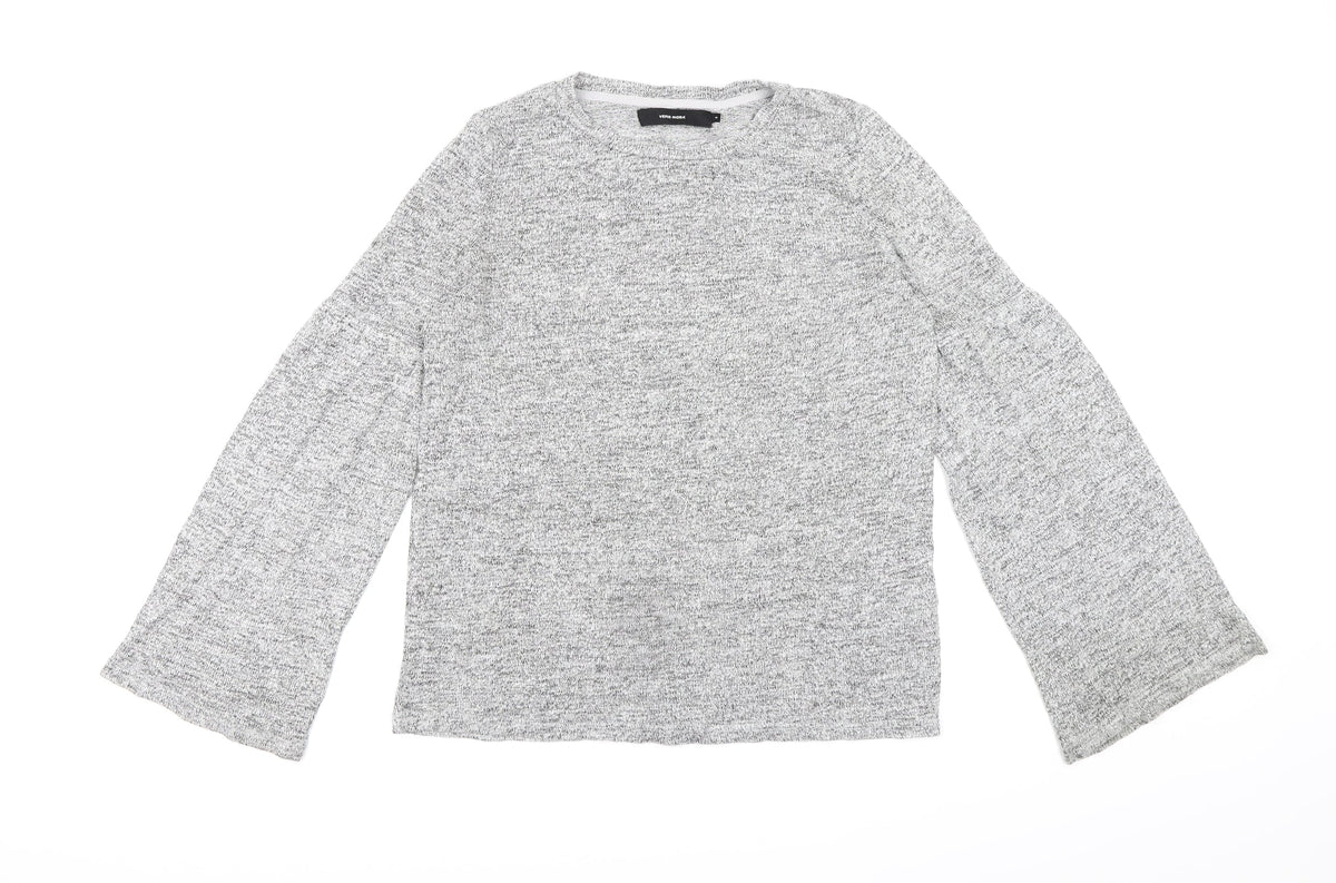Vero Moda Womens Grey  Knit Pullover Jumper Size M