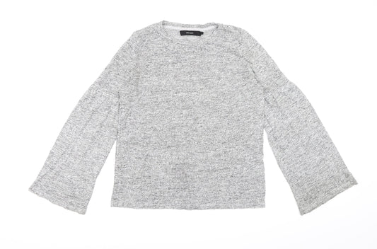 VERO MODA Womens Grey  Knit Pullover Jumper Size M