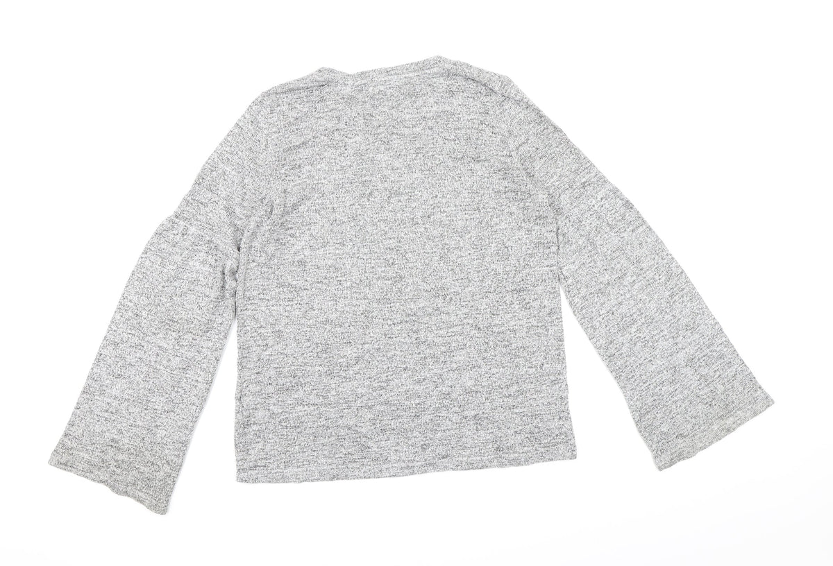 Vero Moda Womens Grey  Knit Pullover Jumper Size M