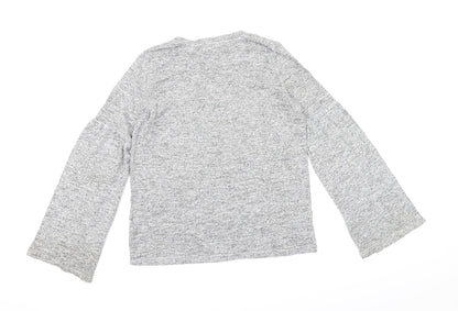 Vero Moda Womens Grey  Knit Pullover Jumper Size M