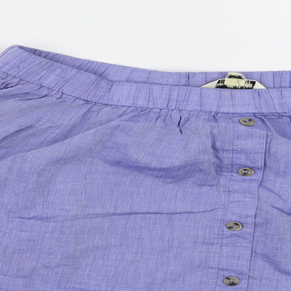 Miss Selfridge Womens Blue   Basic Blouse Size 8