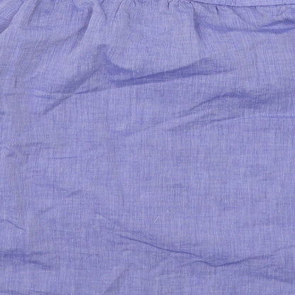 Miss Selfridge Womens Blue   Basic Blouse Size 8