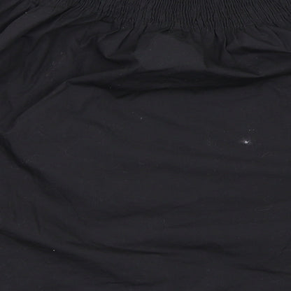Womens UK Size XS Zara Black Basic Blouse