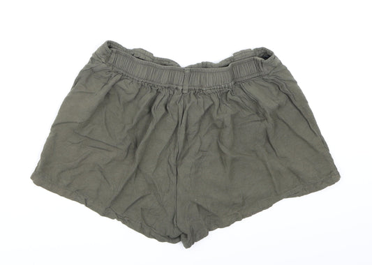 New Look Womens Green   Hot Pants Shorts Size 12