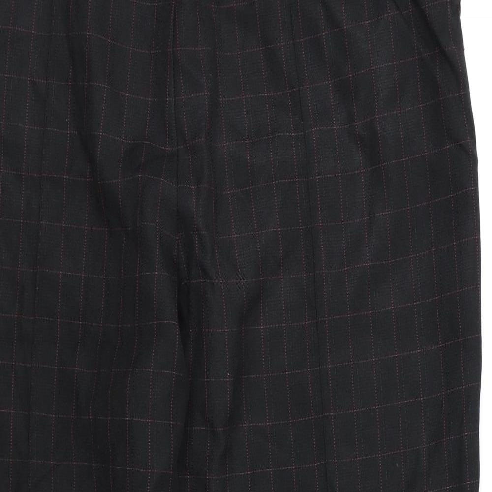 Womens UK Size 18 Marks and Spencer Regular Fit Dress Pants Black Trousers
