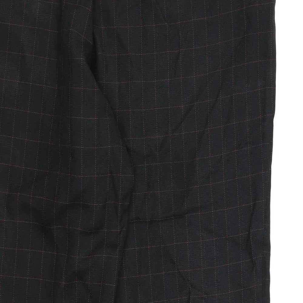 Womens UK Size 18 Marks and Spencer Regular Fit Dress Pants Black Trousers