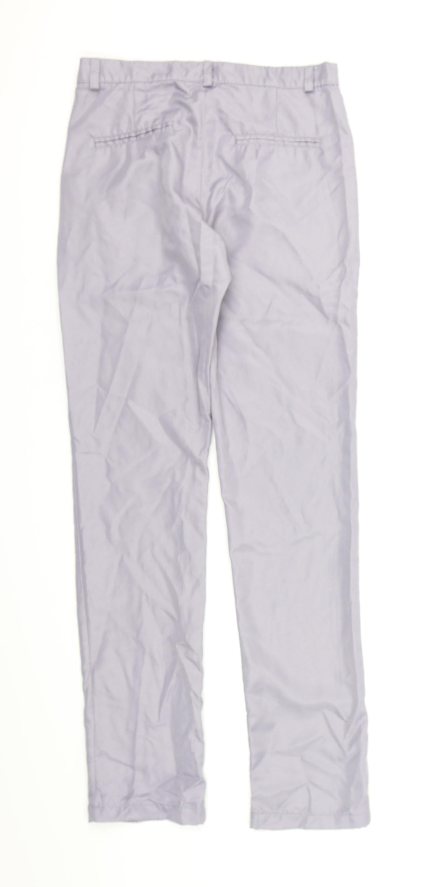 Womens UK Size XL Preworn Regular Fit  Purple Trousers