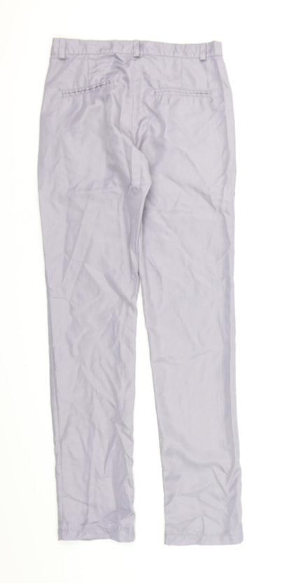 Womens UK Size XL Preworn Regular Fit  Purple Trousers