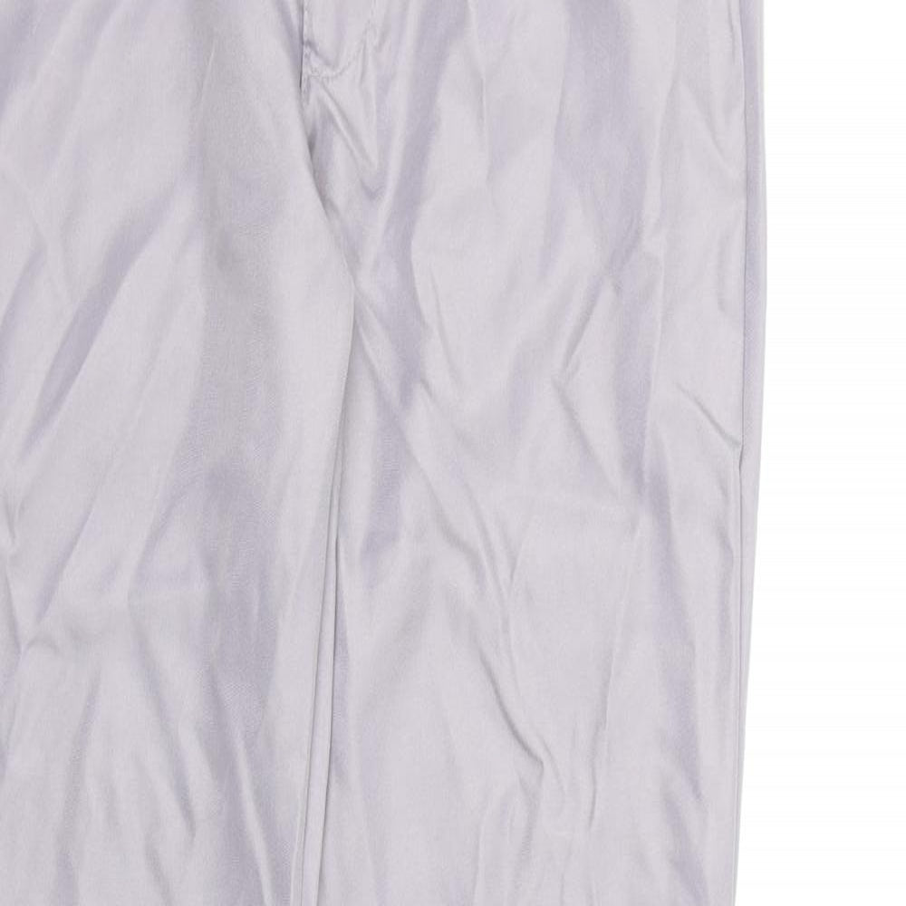 Womens UK Size XL Preworn Regular Fit  Purple Trousers