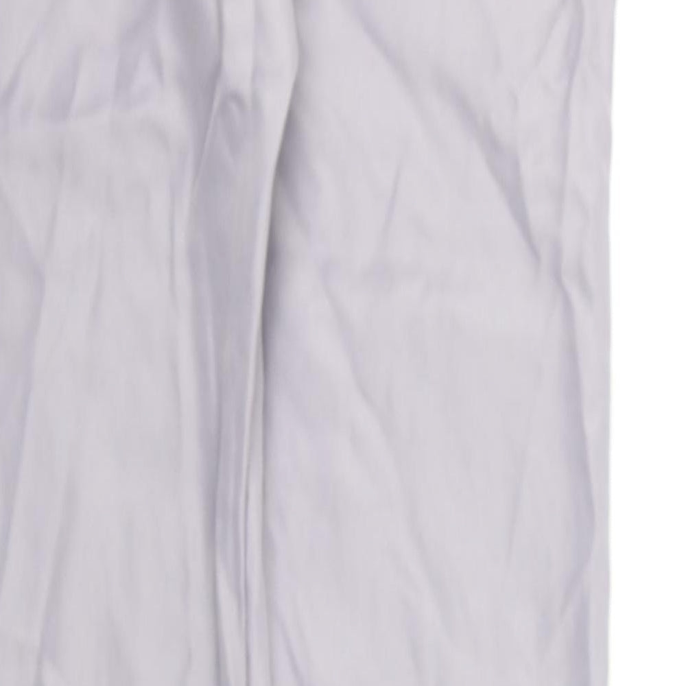 Womens UK Size XL Preworn Regular Fit  Purple Trousers