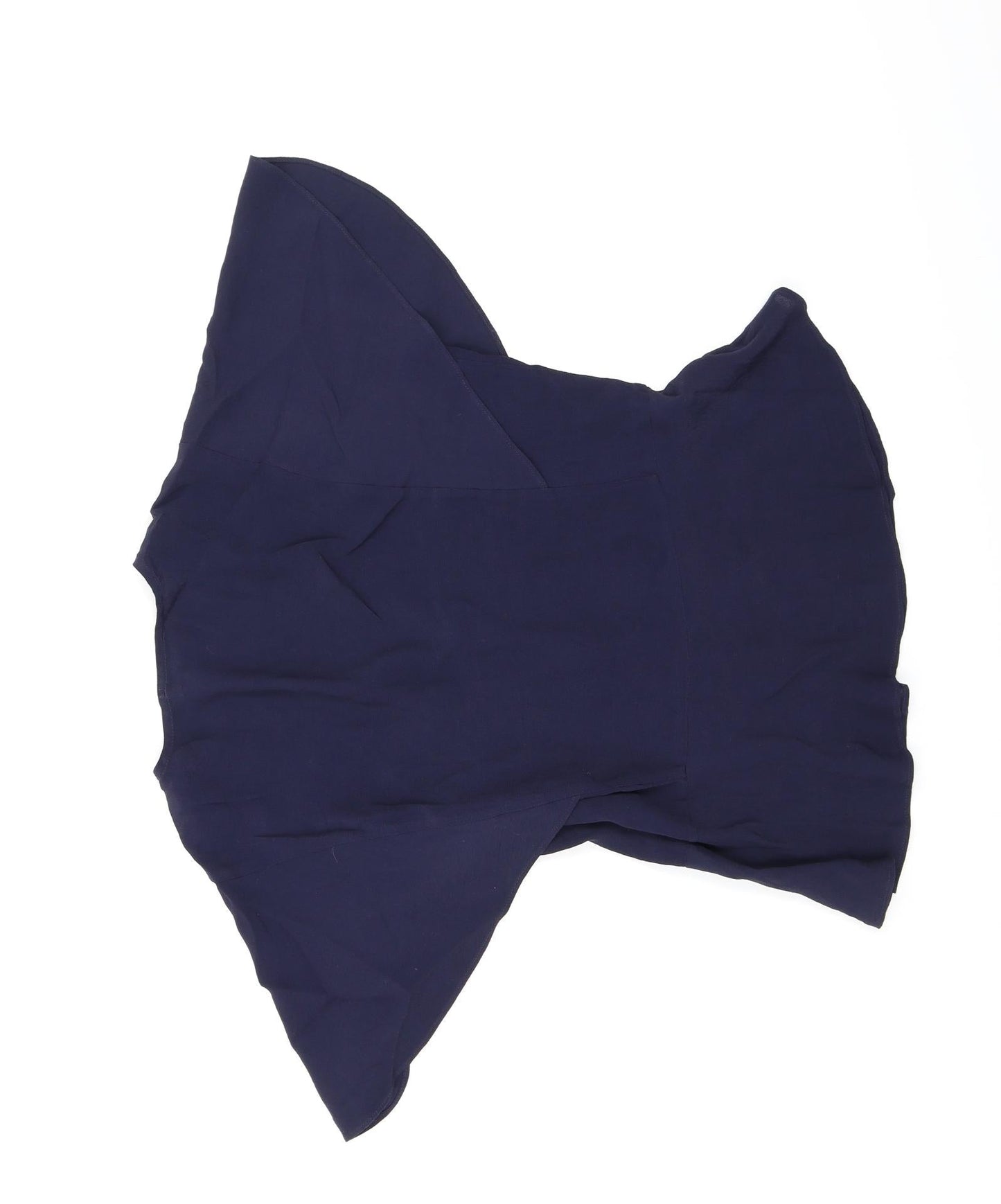 Womens UK Size 10 Warehouse Blue Basic Blouse