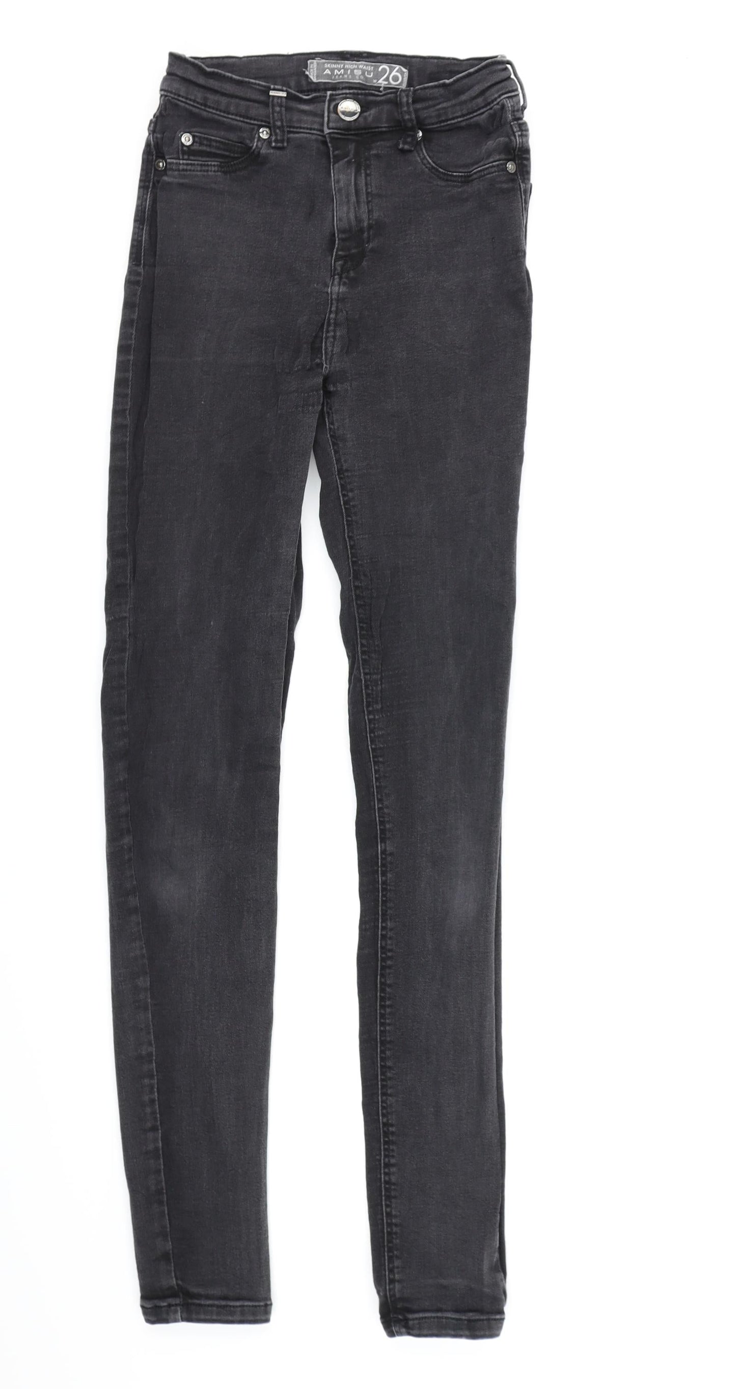 Womens UK Size  Amisu Regular Fit Skinny Black Jeans