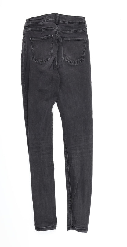 Womens UK Size  Amisu Regular Fit Skinny Black Jeans