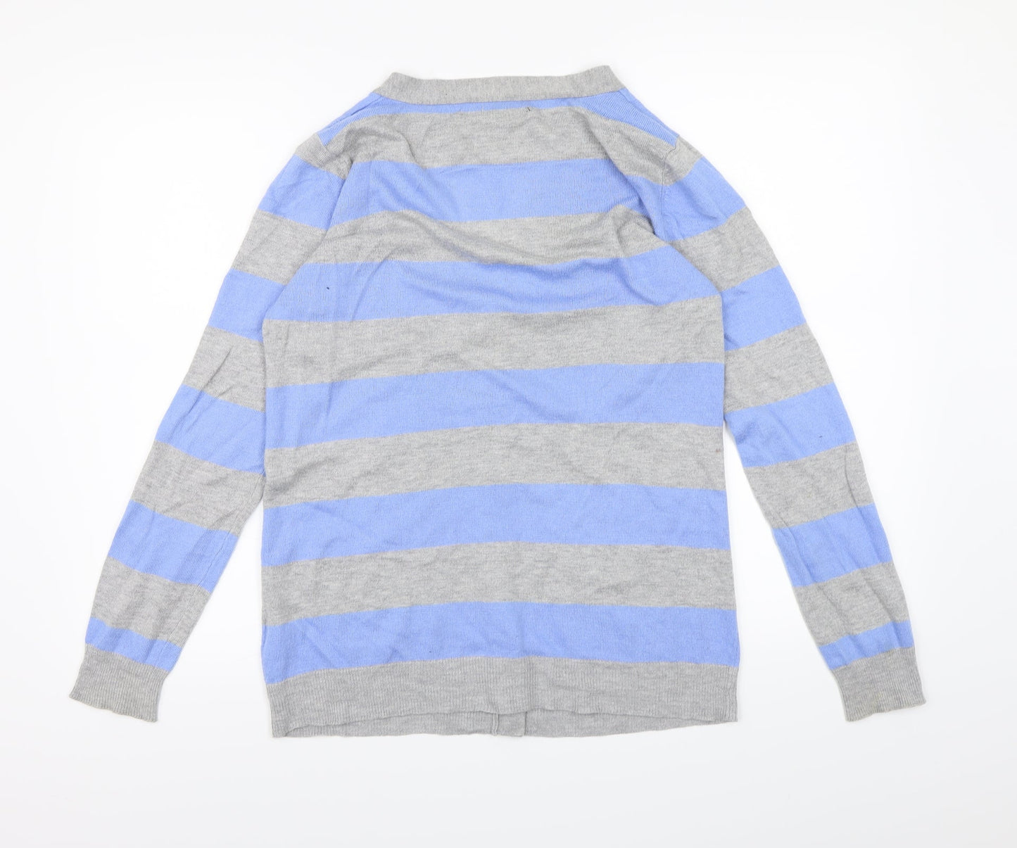 Papaya Womens Black Striped Knit Cardigan Jumper Size 14