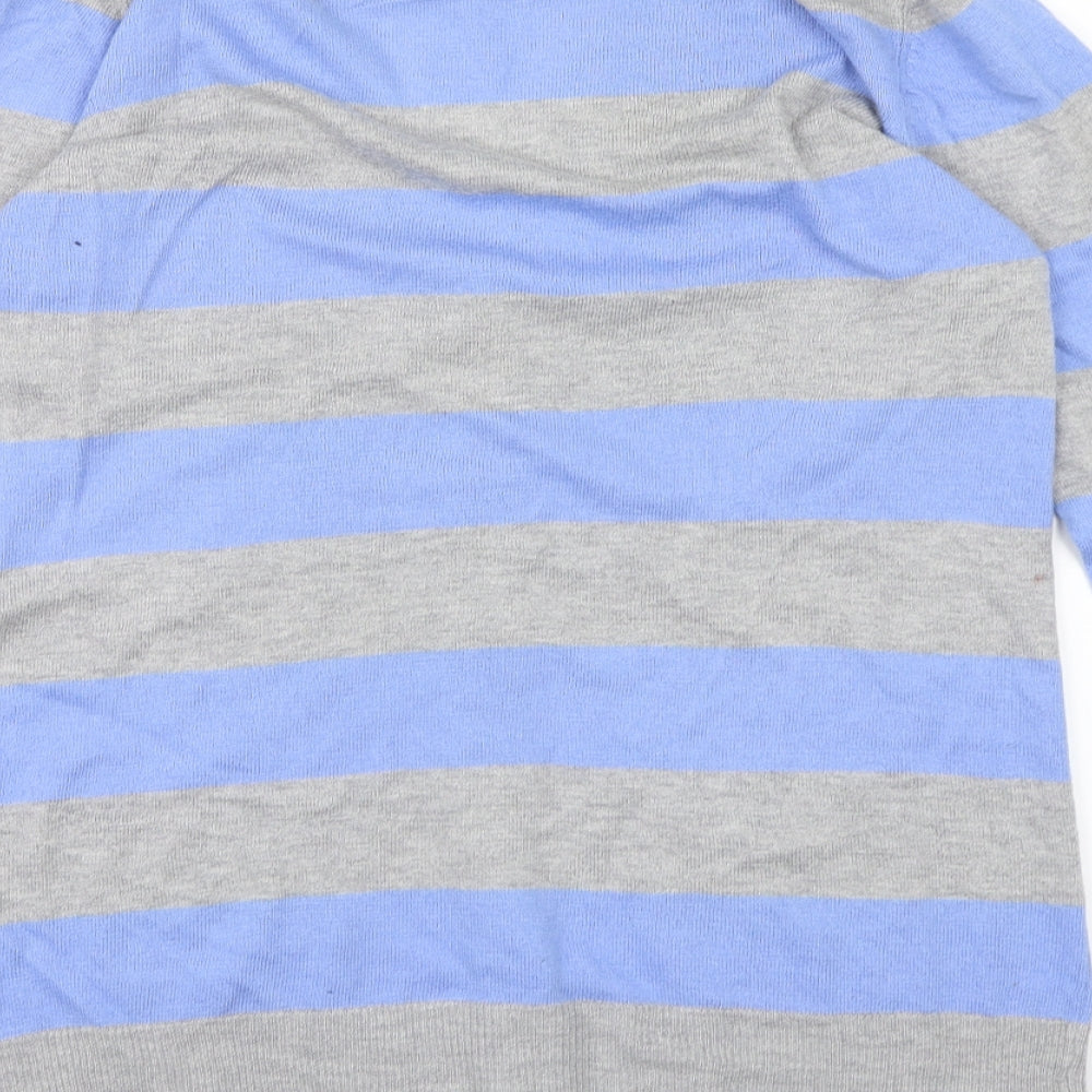 Papaya Womens Black Striped Knit Cardigan Jumper Size 14
