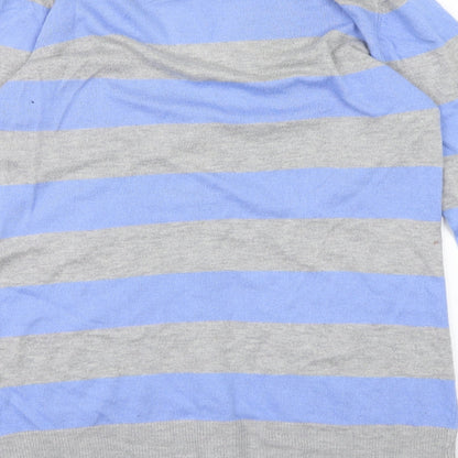 Papaya Womens Black Striped Knit Cardigan Jumper Size 14