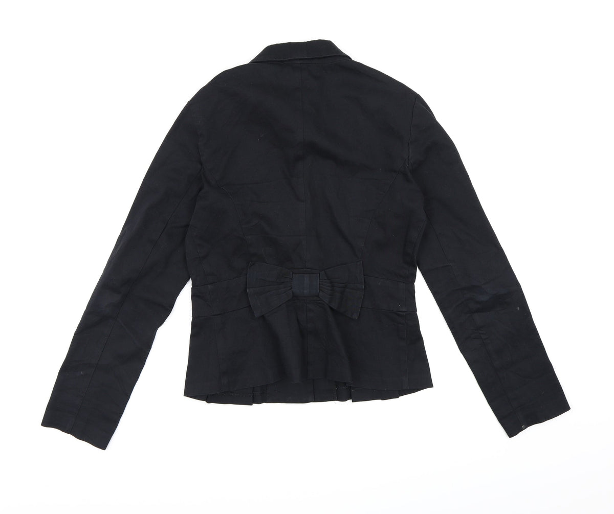 Lux Womens Black   Jacket Blazer Size L