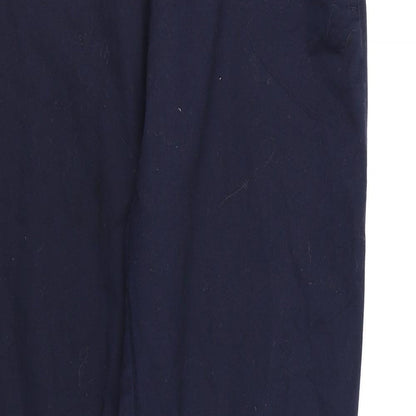 Womens UK Size 12 H&M Regular Fit  Blue Trousers
