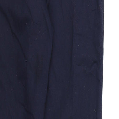 Womens UK Size 12 H&M Regular Fit  Blue Trousers