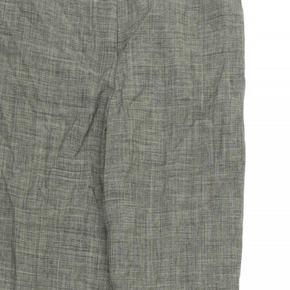 Womens UK Size 12 Marks and Spencer Regular Fit  Green Trousers