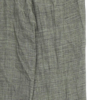Womens UK Size 12 Marks and Spencer Regular Fit  Green Trousers
