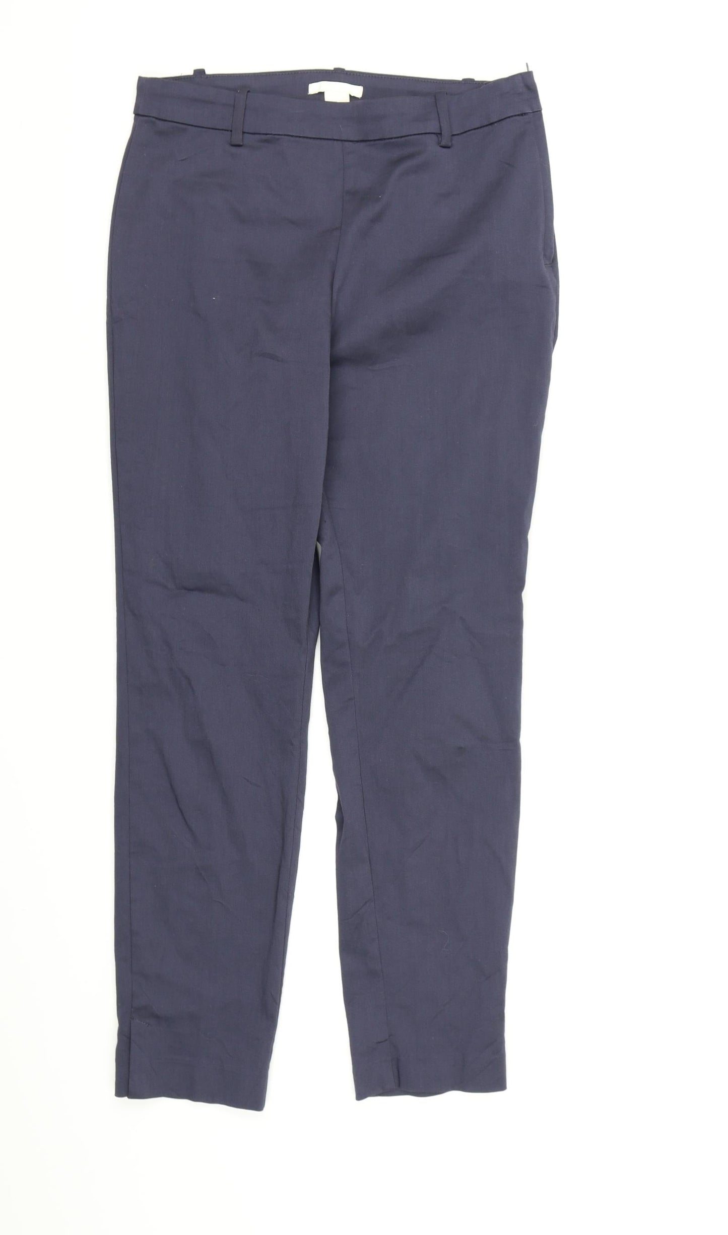 Womens UK Size 10 H&M Regular Fit Chino Grey Trousers