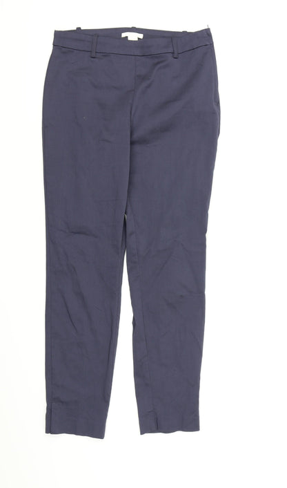 Womens UK Size 10 H&M Regular Fit Chino Grey Trousers