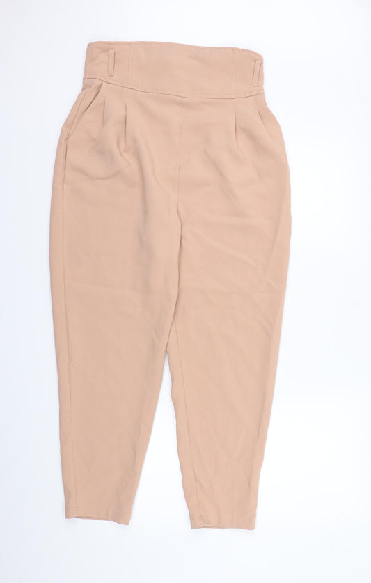 Womens UK Size 12 ASOS Regular Fit Bloomer Pink Trousers