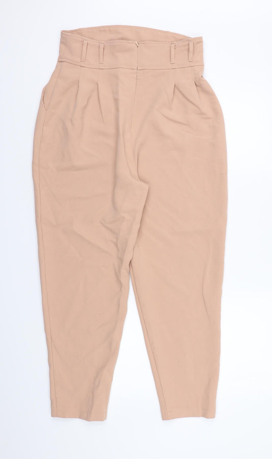 Womens UK Size 12 ASOS Regular Fit Bloomer Pink Trousers