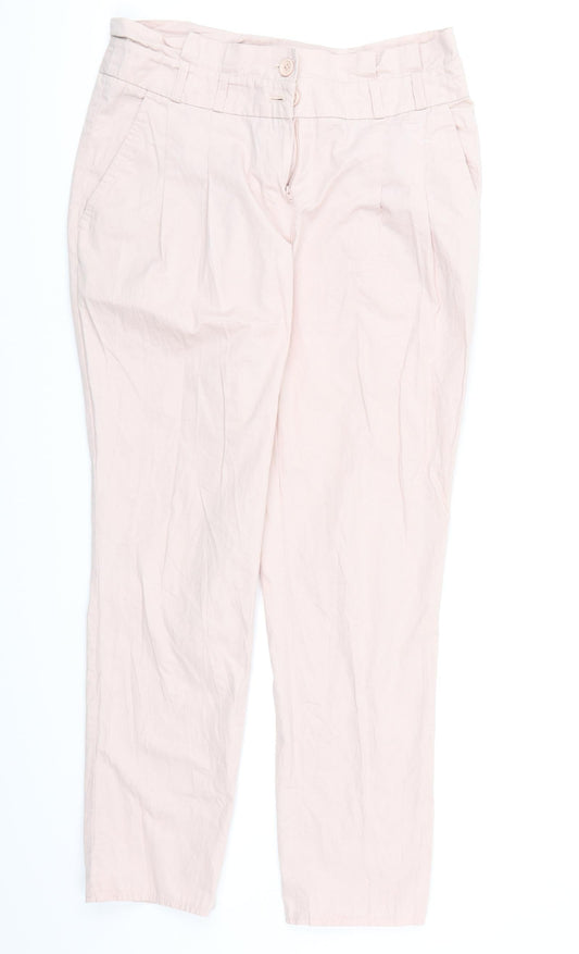 Select Womens Pink   Chino Trousers Size 8 L28 in