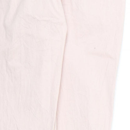 Womens UK Size 8 Select Regular Fit Chino Pink Trousers