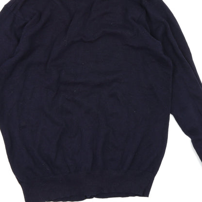 Cedar Wood State Mens Blue  Knit Cardigan Jumper Size M