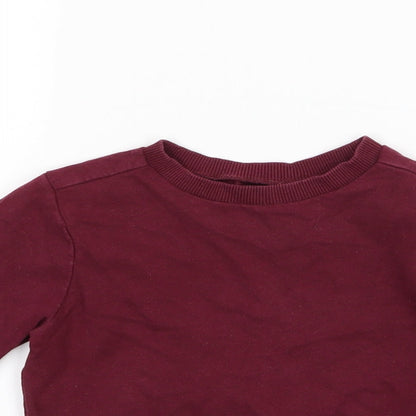 Mothercare Boys Purple   Pullover Jumper Size 18-24 Months