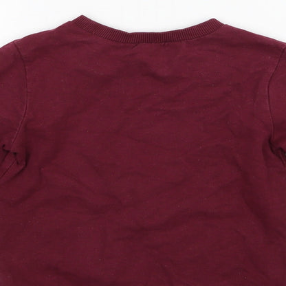 Mothercare Boys Purple   Pullover Jumper Size 18-24 Months