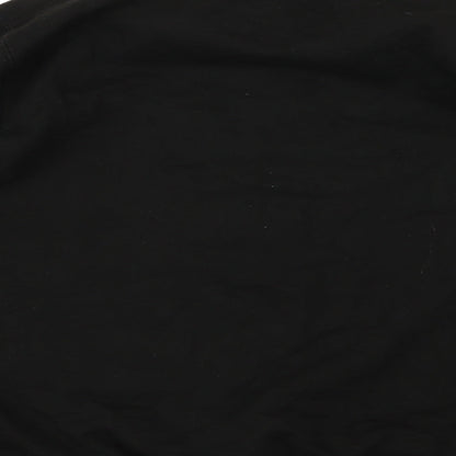 Just Hoods Girls Black   Pullover Jumper Size 12-13 Years