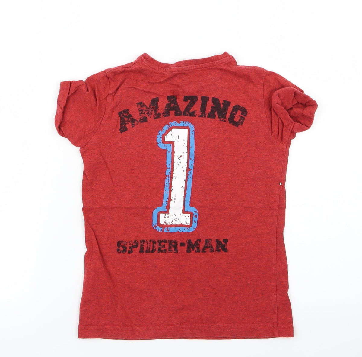Next Boys Red   Basic T-Shirt Size 5 Years  - Spider-Man