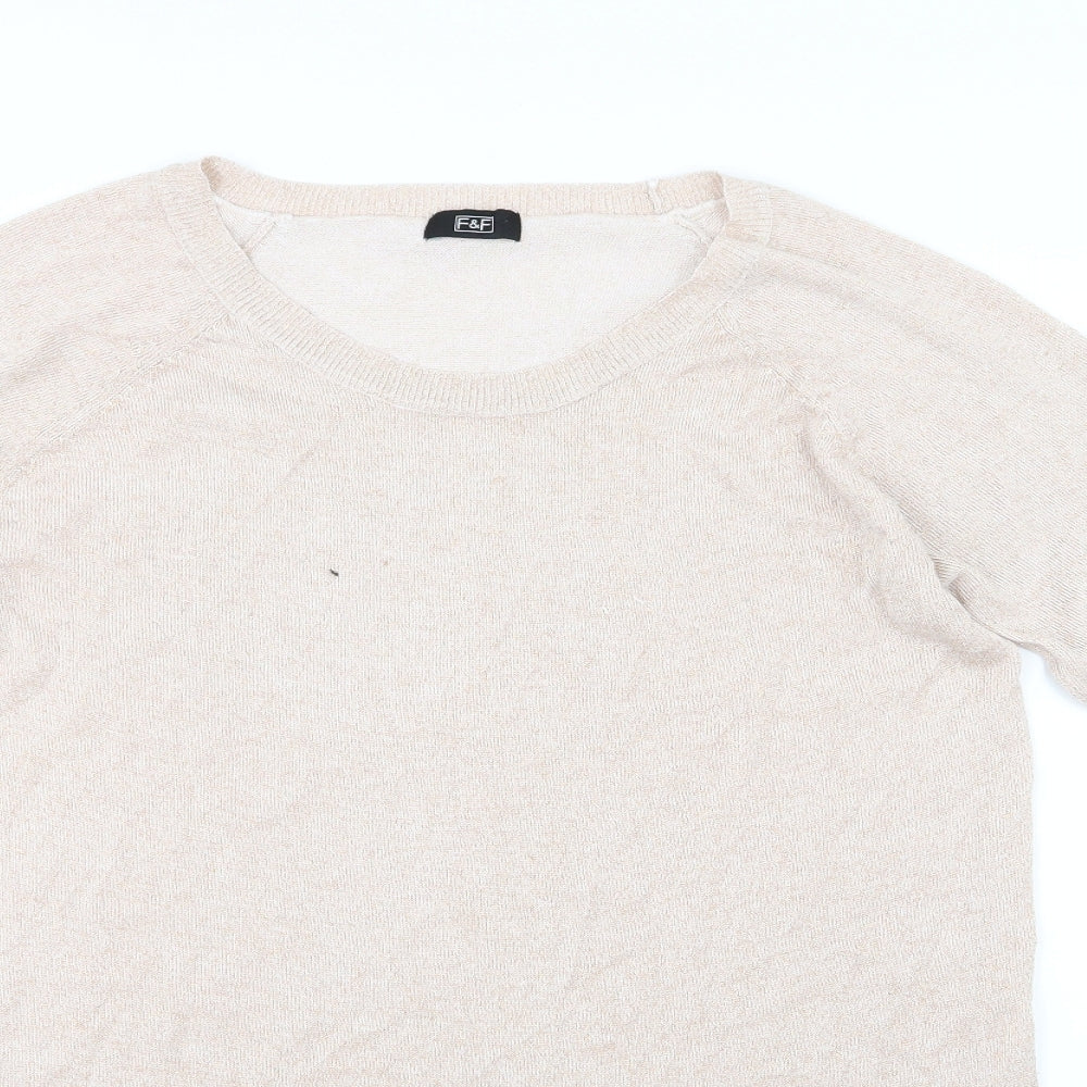 F&F Womens Pink   Basic T-Shirt Size 16