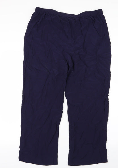 Gray & Osbourn Womens Blue   Trousers  Size 18 L24.5 in