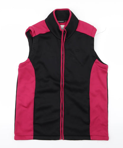 Womens UK Size M Dimensions Black Gilet