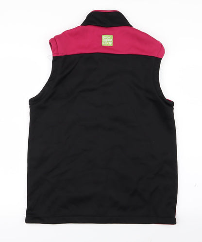 Womens UK Size M Dimensions Black Gilet