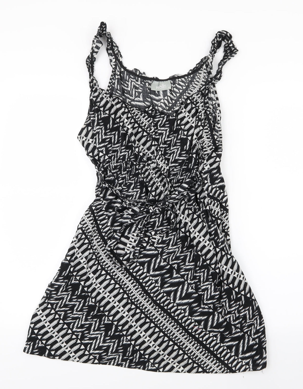 Wallis Womens Black Geometric  Mini  Size M