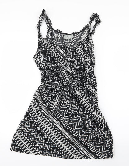 Wallis Womens Black Geometric  Mini  Size M