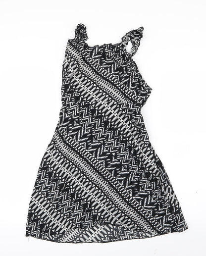 Wallis Womens Black Geometric  Mini  Size M