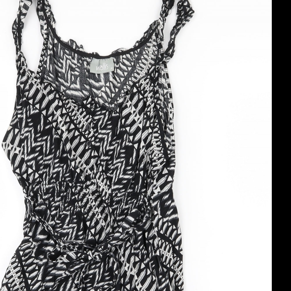 Wallis Womens Black Geometric  Mini  Size M